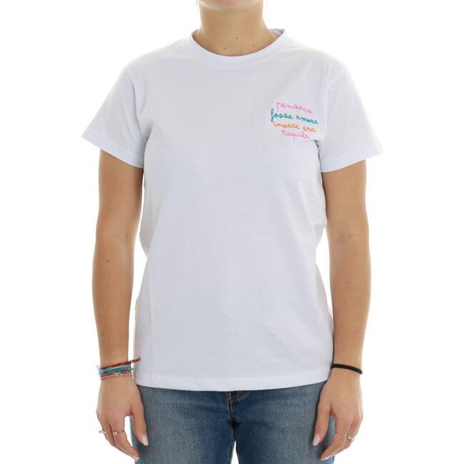 T-SHIRT PENSAVO FOSSE AMORE SUPERCULTURE - Mad Fashion | img vers.1300x/